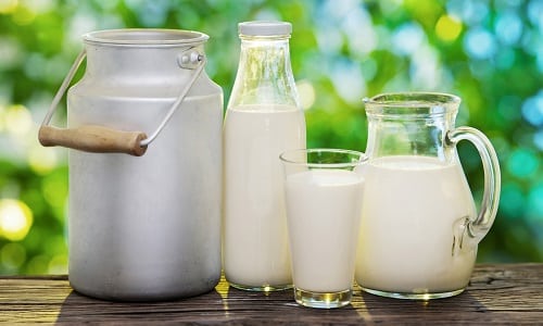 Молочные продукты для больного являются источником кальция